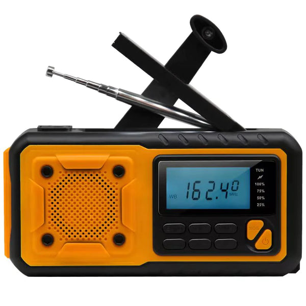 Solar-Powered Weatherproof Multiband Crisis Radio