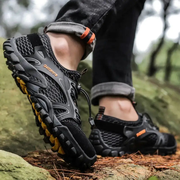 Expedition Trekker: Quick-Dry Ventilated Hiking Footwear