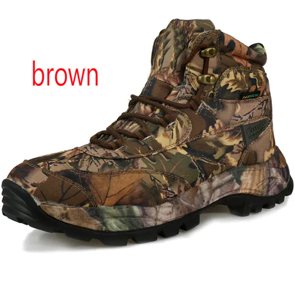Men's Premium High-Top Waterproof Hiking Footwear