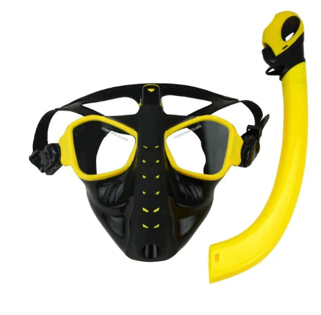 Full Face Snorkel Mask with Silicone Gear M6208