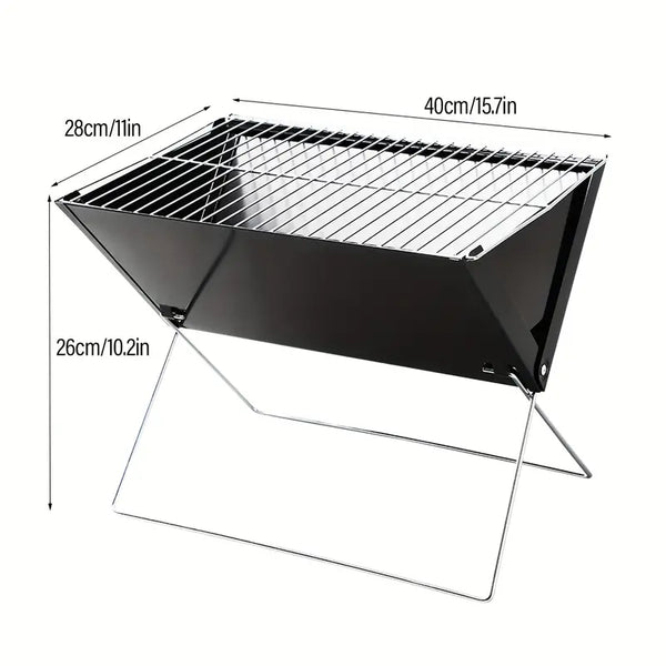 Elegant Mobile Barbecue Unit for Outdoor Gatherings