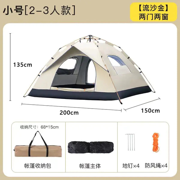 Winter Camping Tent for 5-8 People, Waterproof Set