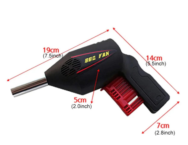 Expeditionary Hand-Operated BBQ Air Blower