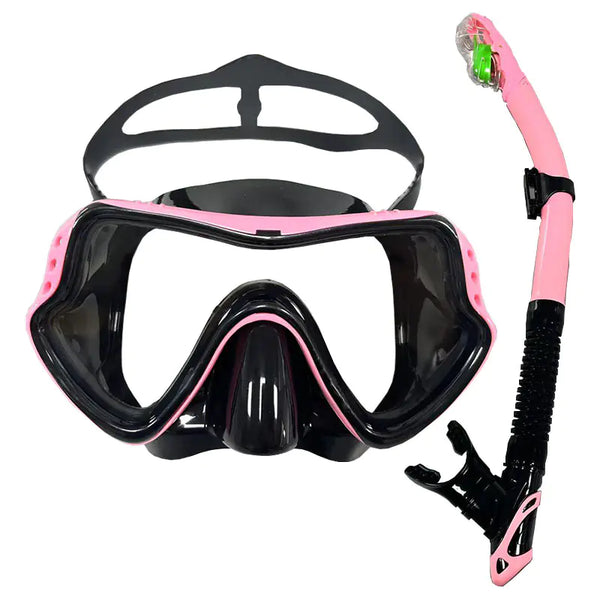 New Snorkeling Mask Set with Liquid Silicone Goggles