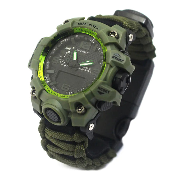 Expeditionary Precision: Elite Waterproof Survival Timepiece