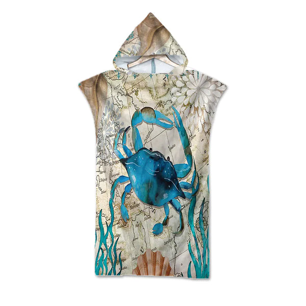 Maritime Collection Ultra-Absorbent Family Hooded Beach Towels