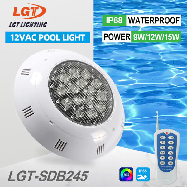 Remote Control Colorful Underwater Pool Light