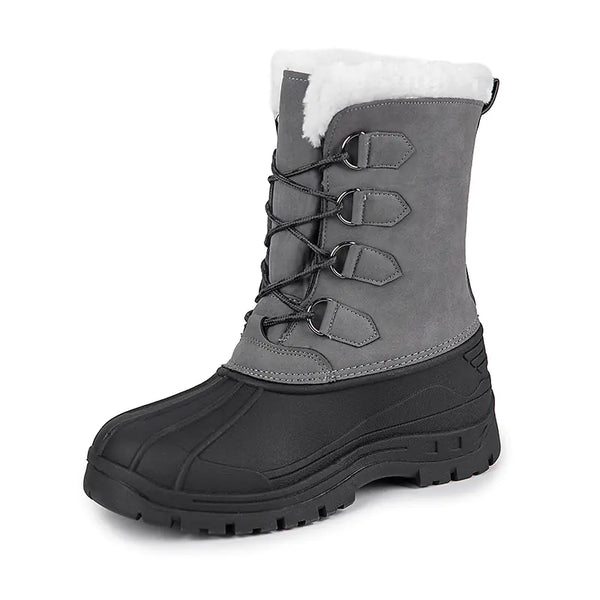 Men's Waterproof Winter Snow Boots for Hiking and Outdoors