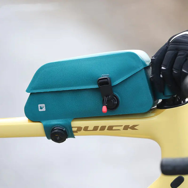Magnetic-Seal Cyclist’s Waterproof Storage Satchel
