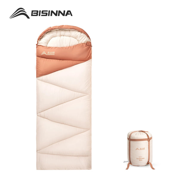 BISINNA Camping Sleeping Bag Ultralight 4 Season Warm Envelope