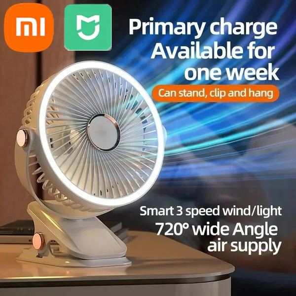 Xiaomi 8000mAh Camping Fan Rechargeable Desktop Portable Air