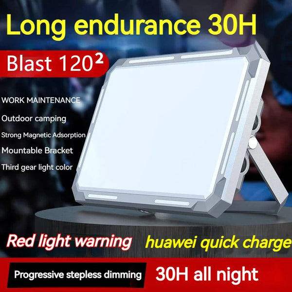 LED Camping Tent Light Rechargeable Searchlight High Power Outdoor