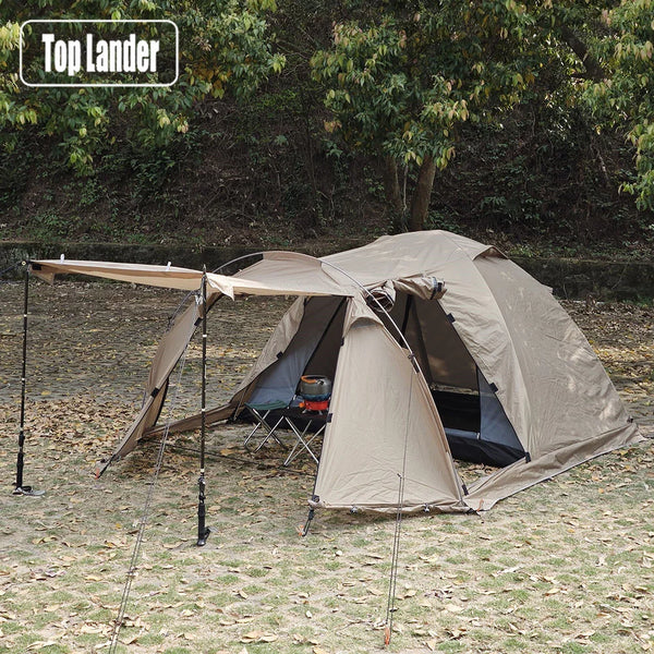 Fireproof Hot Tent 2 Person Waterproof Extend Dome Tent with Stove