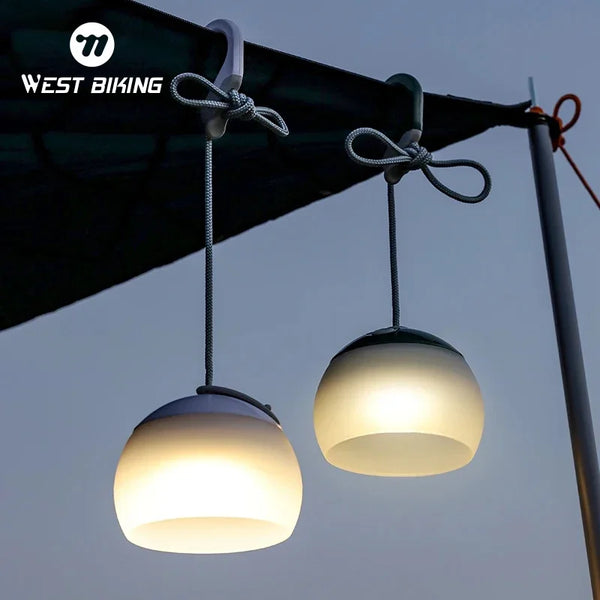 WEST BIKING Portable Camping Light Outdoor Emergency Tent Hanging Lamp