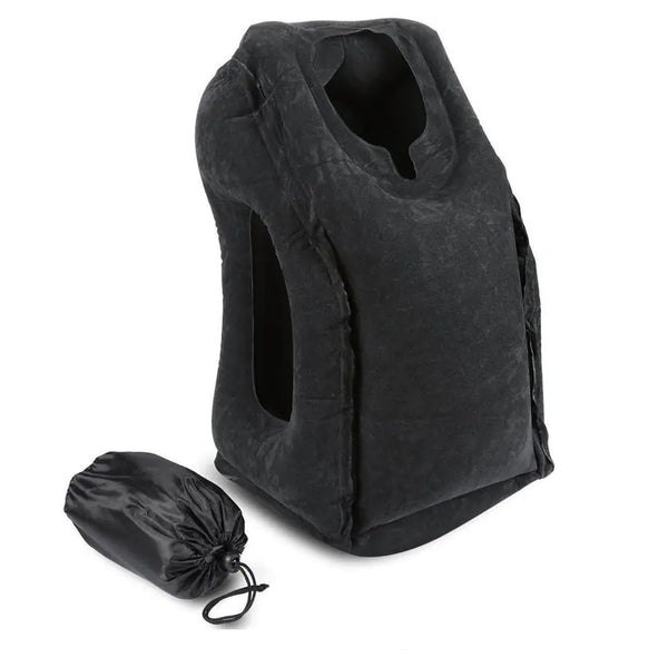 Inflatable Travel Pillow for Sleeping and Support