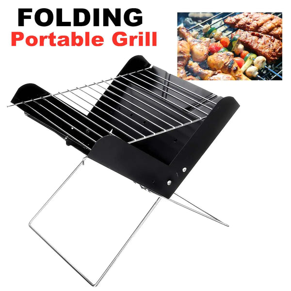 Portable Gourmet Foldable Barbecue Grill - Compact X-Type
