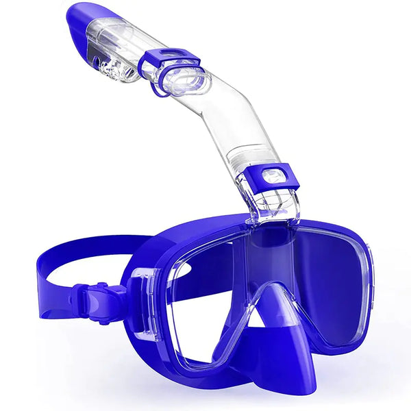 Snorkel Mask with 180° Anti-Fog and Leak-Proof Design