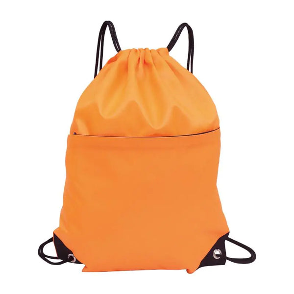All-Weather Nylon Drawstring Backpack