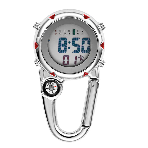 Elegant Multifunctional Outdoor Adventure Timepiece with Compass