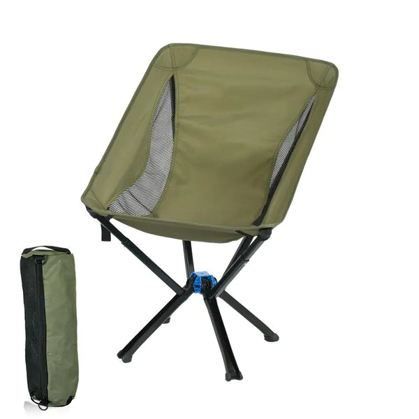 Aluminum Alloy Traveler's Chair with Backrest
