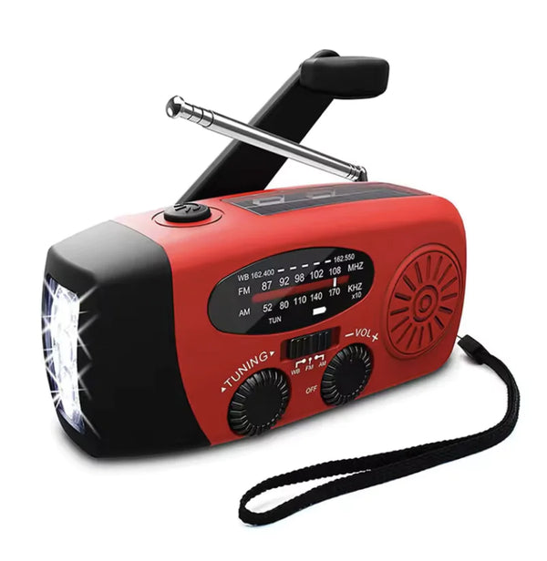 Solar & Crank-Powered Weather Alert Radio