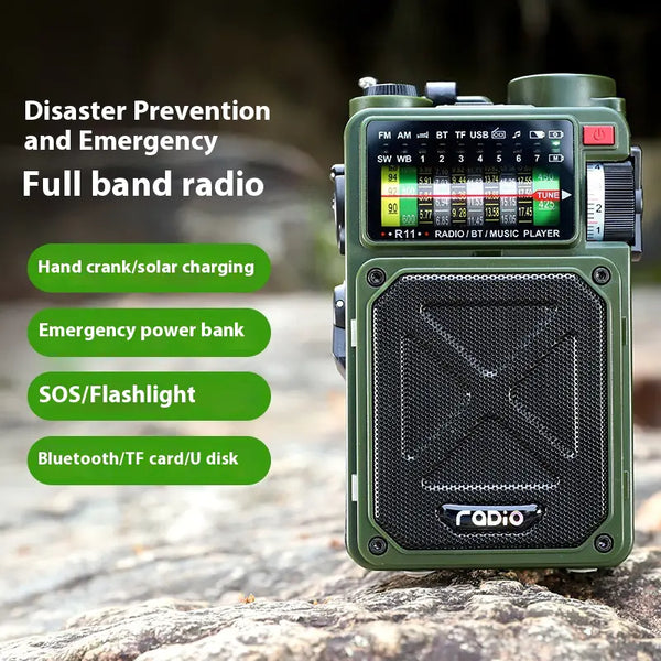 R11 Solar Crank Emergency Communicator